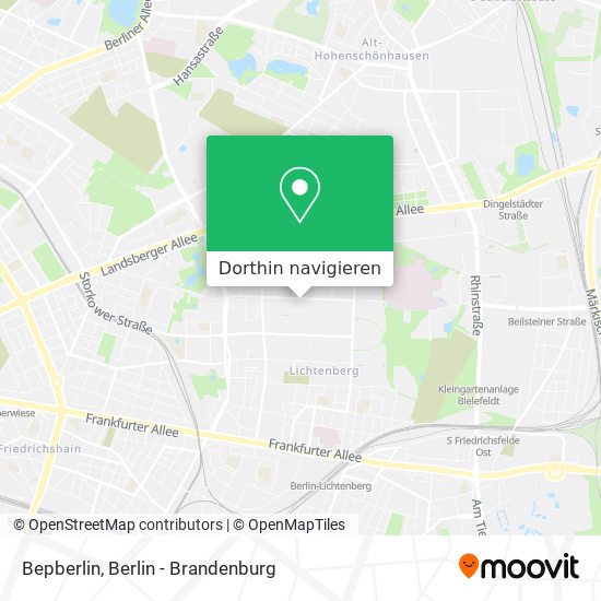 Bepberlin Karte