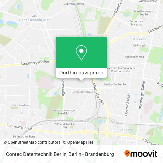 Contec Datentechnik Berlin Karte