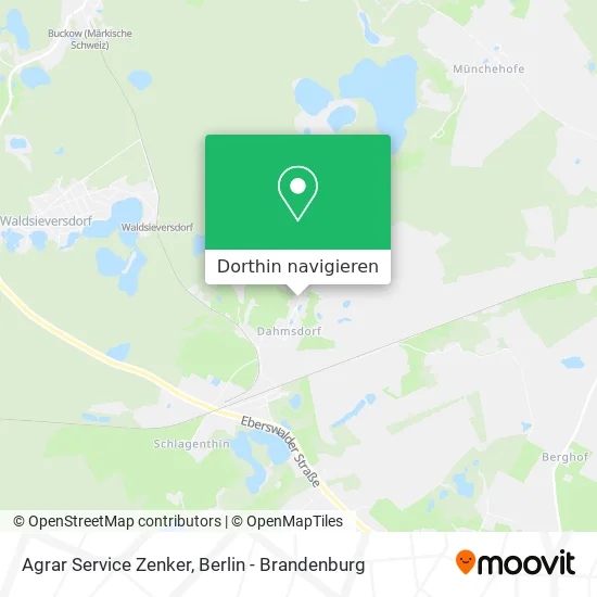 Agrar Service Zenker Karte