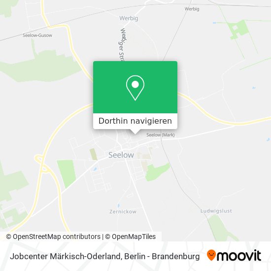 Jobcenter Märkisch-Oderland Karte