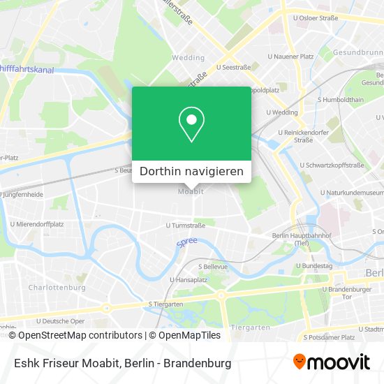 Eshk Friseur Moabit Karte