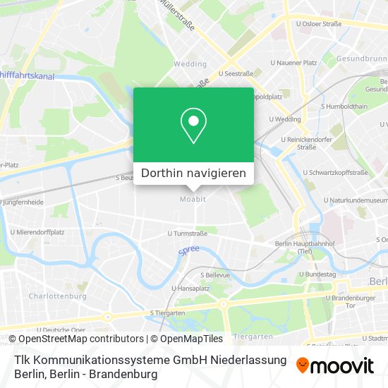 Tlk Kommunikationssysteme GmbH Niederlassung Berlin Karte