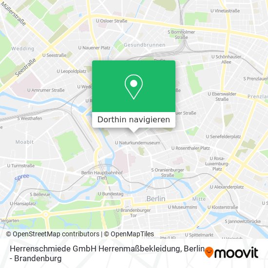 Herrenschmiede GmbH Herrenmaßbekleidung Karte