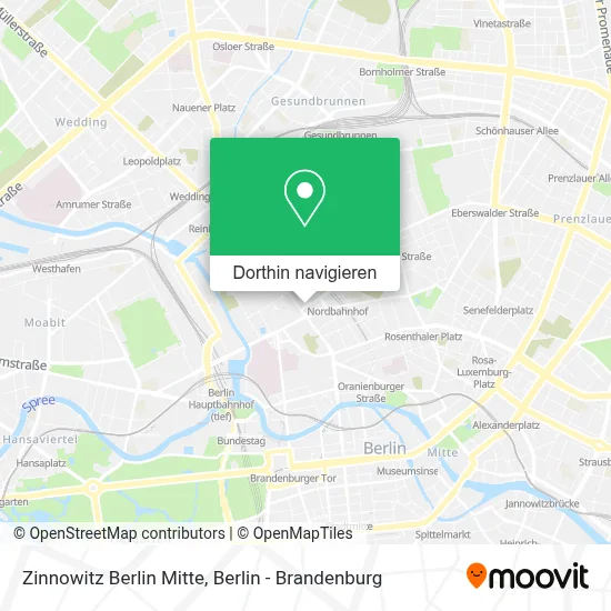 Zinnowitz Berlin Mitte Karte