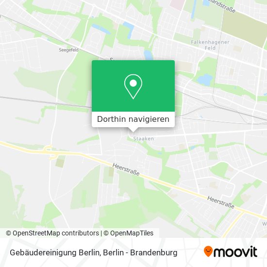 Gebäudereinigung Berlin Karte