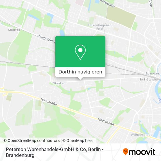 Peterson Warenhandels-GmbH & Co Karte