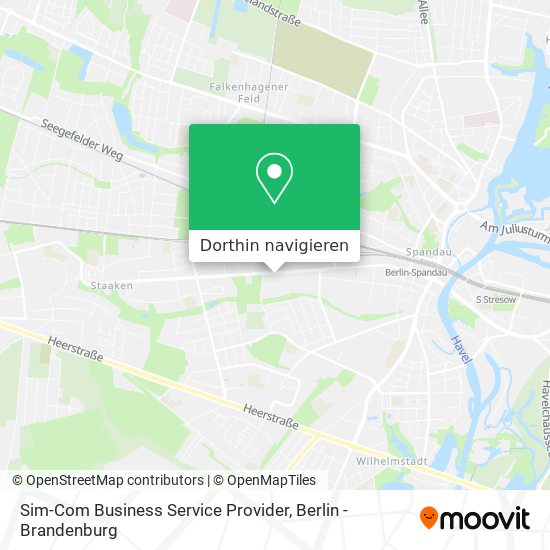 Sim-Com Business Service Provider Karte