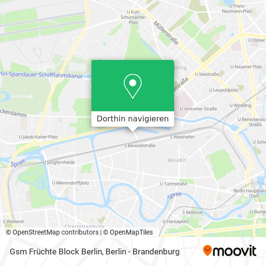 Gsm Früchte Block Berlin Karte