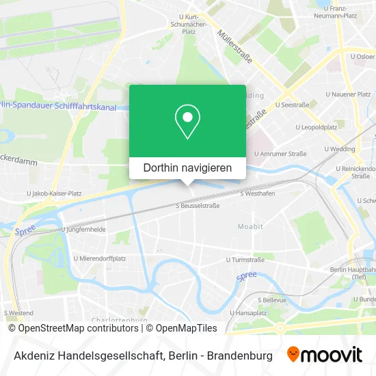 Akdeniz Handelsgesellschaft Karte