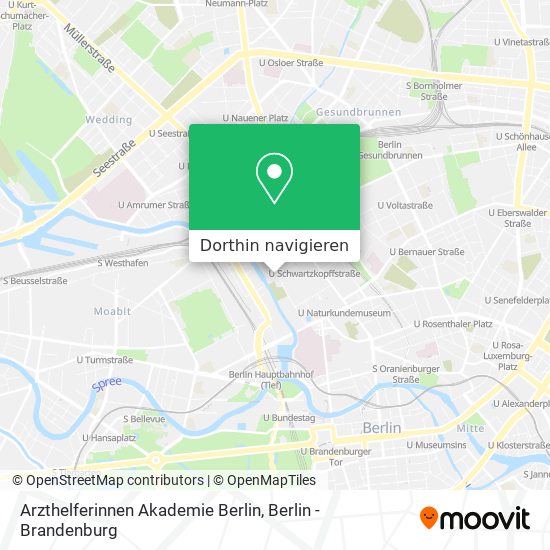 Arzthelferinnen Akademie Berlin Karte