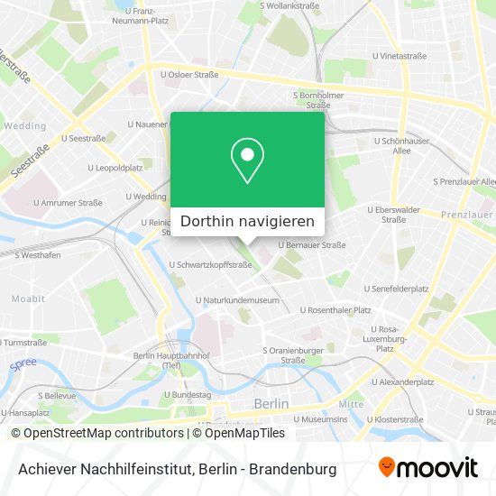 Achiever Nachhilfeinstitut Karte