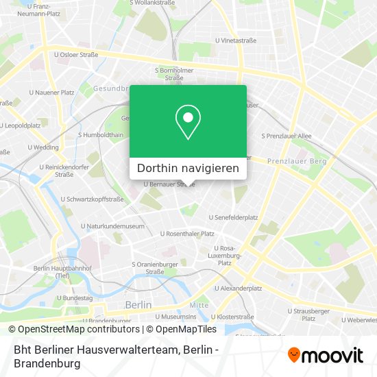 Bht Berliner Hausverwalterteam Karte