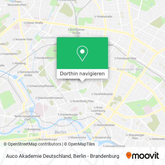 Auco Akademie Deutschland Karte