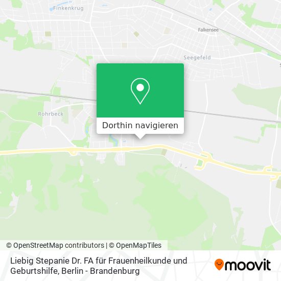 Liebig Stepanie Dr. FA für Frauenheilkunde und Geburtshilfe Karte
