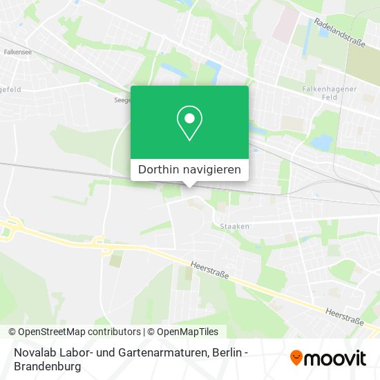 Novalab Labor- und Gartenarmaturen Karte