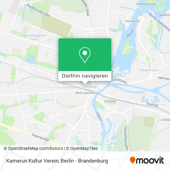 Kamerun Kultur Verein Karte