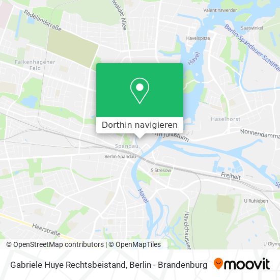 Gabriele Huye Rechtsbeistand Karte