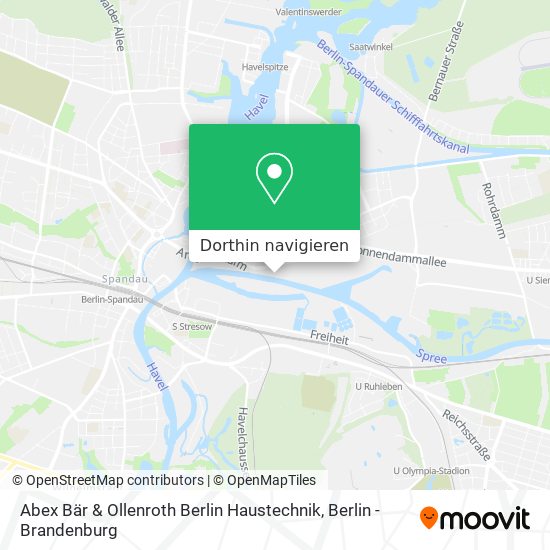 Abex Bär & Ollenroth Berlin Haustechnik Karte