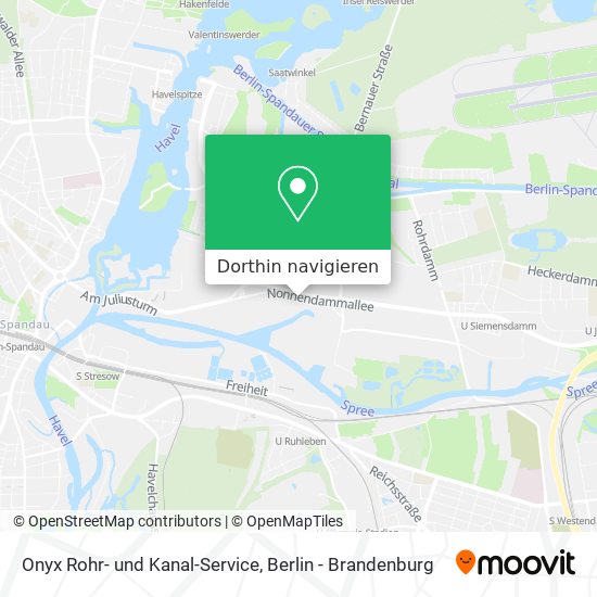 Onyx Rohr- und Kanal-Service Karte
