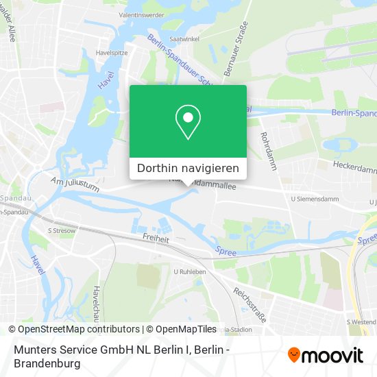 Munters Service GmbH NL Berlin I Karte