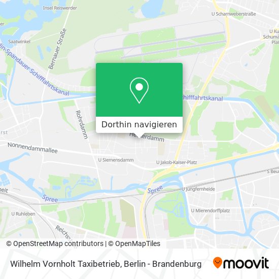 Wilhelm Vornholt Taxibetrieb Karte