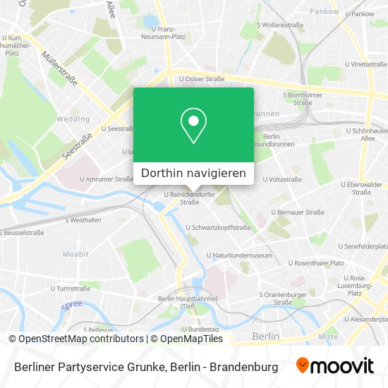 Berliner Partyservice Grunke Karte