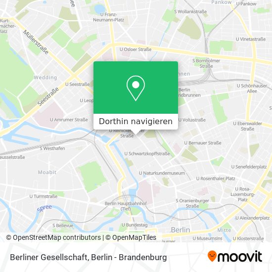 Berliner Gesellschaft Karte