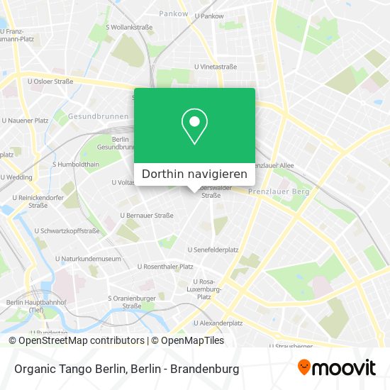 Organic Tango Berlin Karte