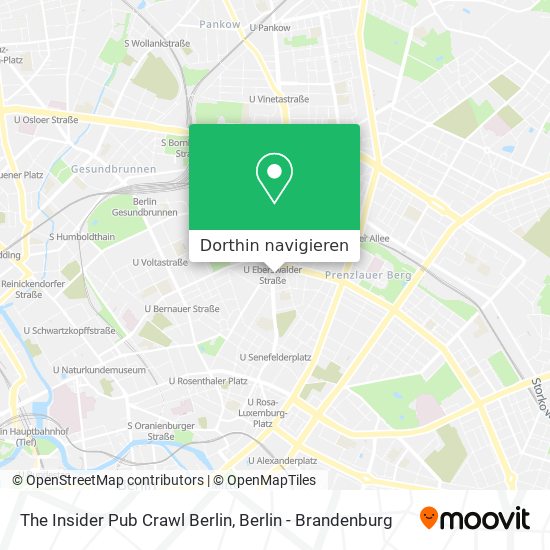 The Insider Pub Crawl Berlin Karte