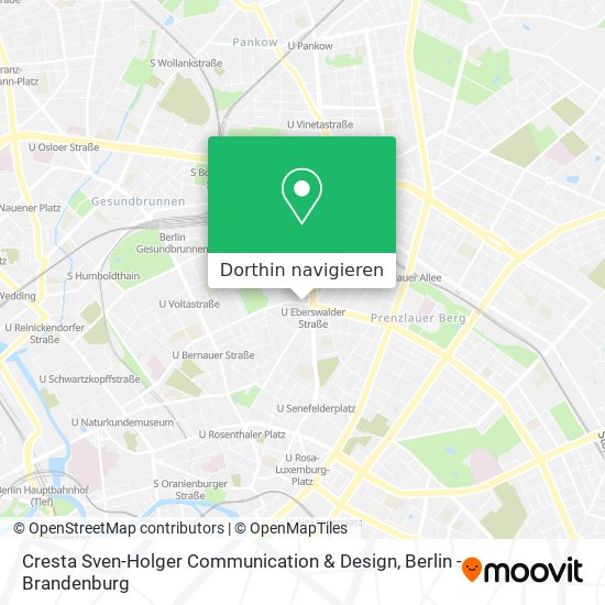 Cresta Sven-Holger Communication & Design Karte