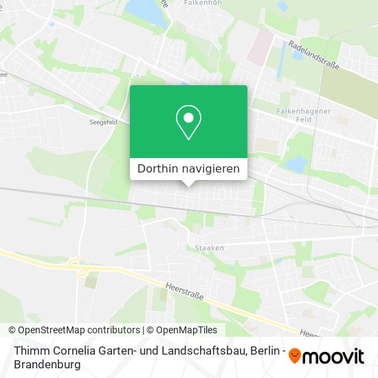Thimm Cornelia Garten- und Landschaftsbau Karte