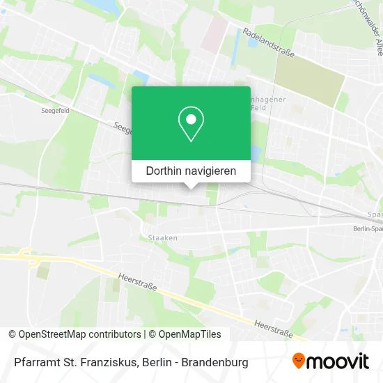 Pfarramt St. Franziskus Karte