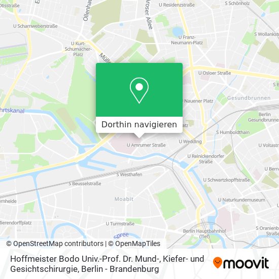 Hoffmeister Bodo Univ.-Prof. Dr. Mund-, Kiefer- und Gesichtschirurgie Karte