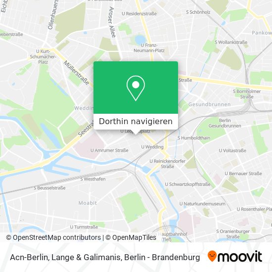 Acn-Berlin, Lange & Galimanis Karte