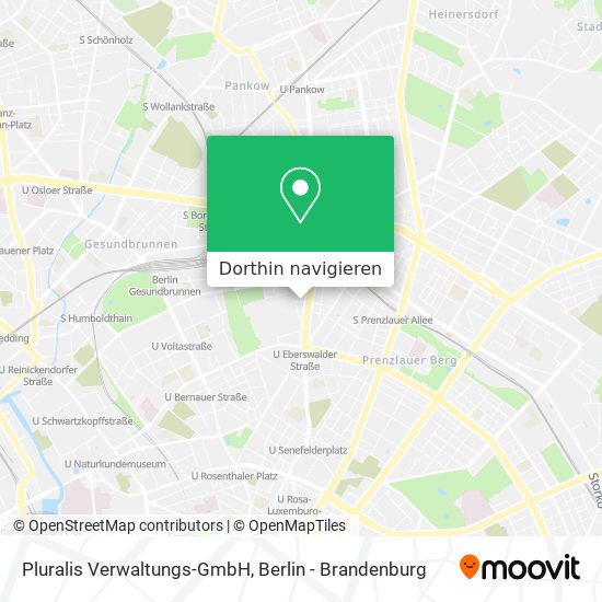 Pluralis Verwaltungs-GmbH Karte