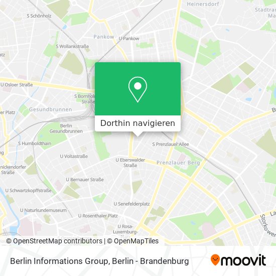 Berlin Informations Group Karte