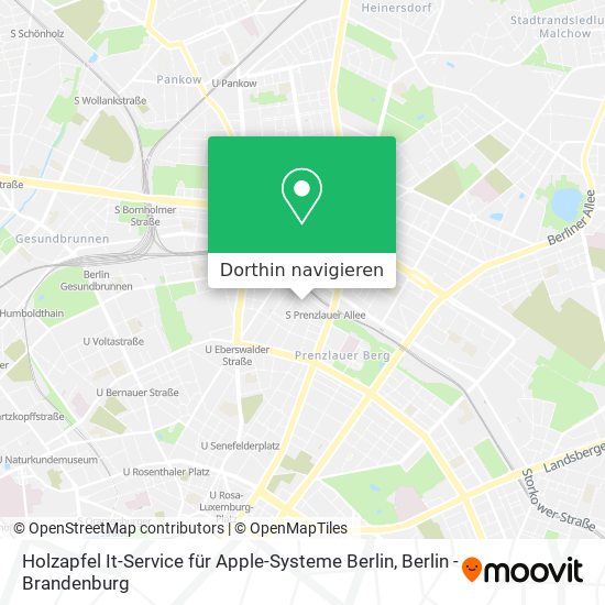 Holzapfel It-Service für Apple-Systeme Berlin Karte