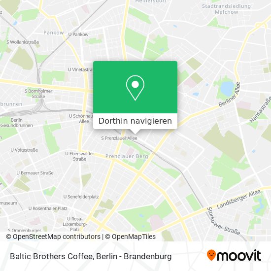 Baltic Brothers Coffee Karte