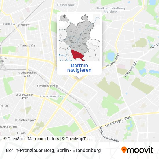 Berlin-Prenzlauer Berg Karte
