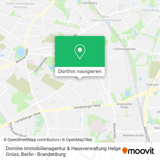 Domino Immobilienagentur & Hausverwaltung Helge Grüss Karte