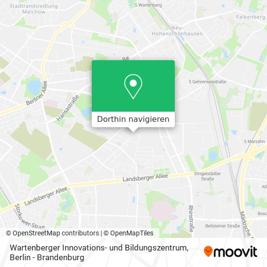 Wartenberger Innovations- und Bildungszentrum Karte