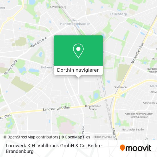 Lorowerk K.H. Vahlbrauk GmbH & Co Karte