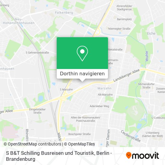 S B&T Schilling Busreisen und Touristik Karte