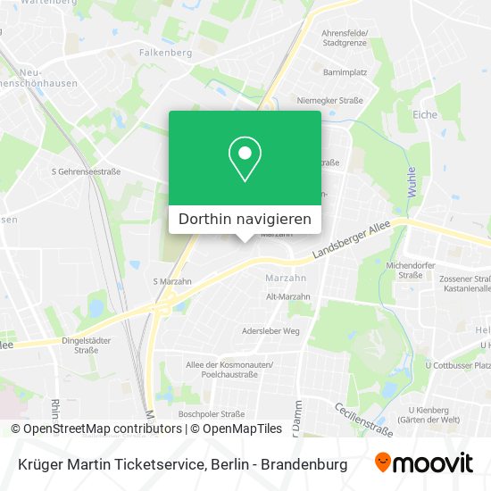 Krüger Martin Ticketservice Karte