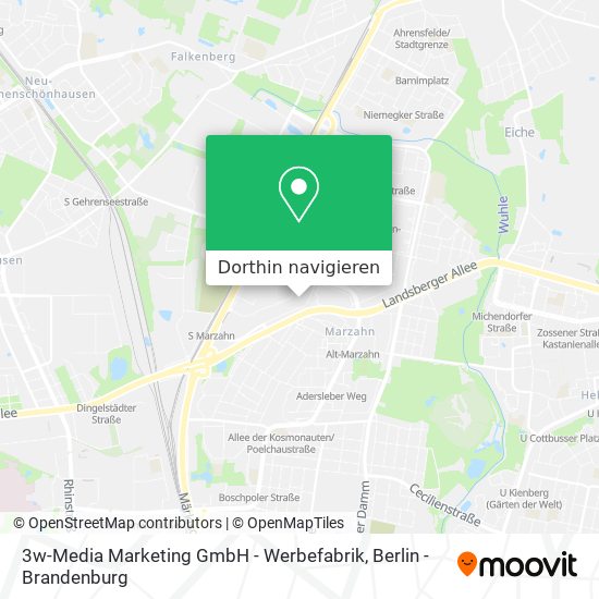 3w-Media Marketing GmbH - Werbefabrik Karte