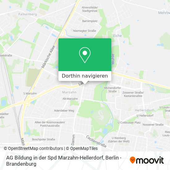 AG Bildung in der Spd Marzahn-Hellerdorf Karte