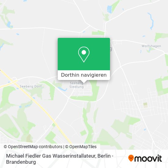 Michael Fiedler Gas Wasserinstallateur Karte