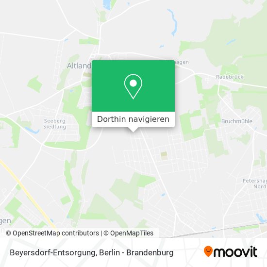 Beyersdorf-Entsorgung Karte