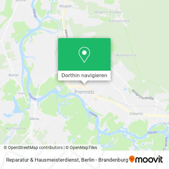 Reparatur & Hausmeisterdienst Karte