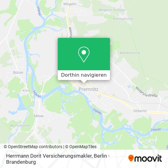 Herrmann Dorit Versicherungsmakler Karte